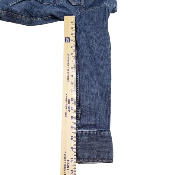 Eddie Bauer Jean Jacket XS Womens Medium Blue Wash Pockets - Picture 4 of 12